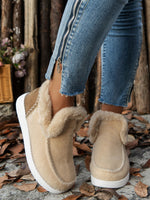 Toasty Toes Fur Lined Slip On Sneakers