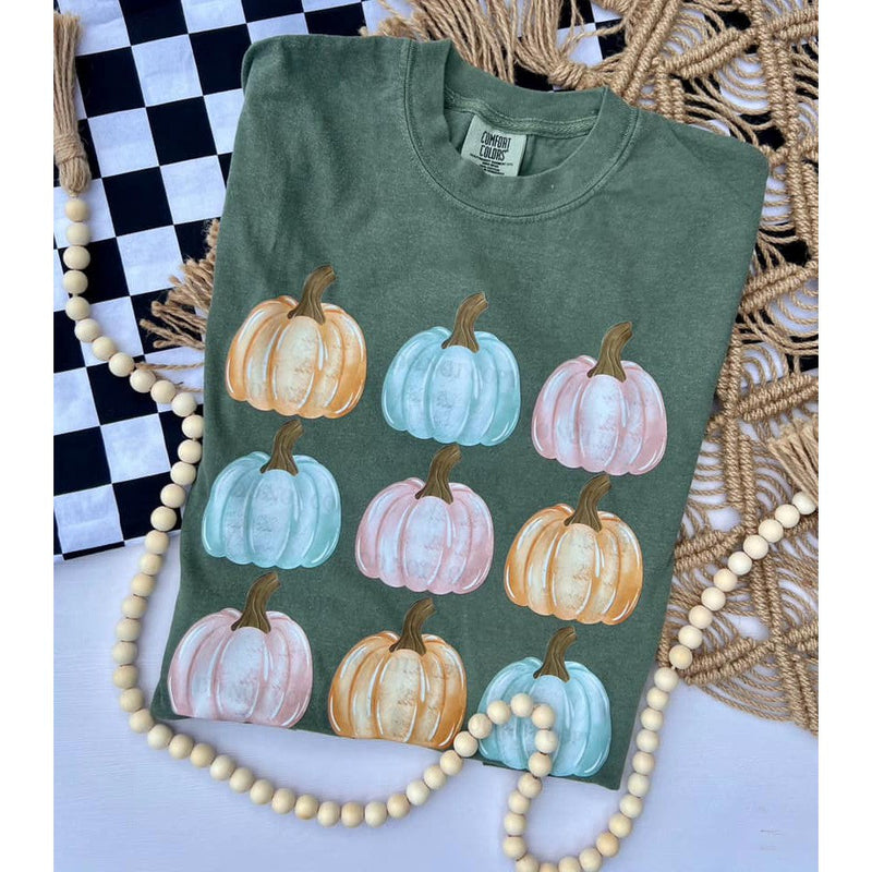 Pastel Pumpkins Graphic Tee