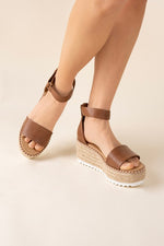 Caramel Platform Sandals