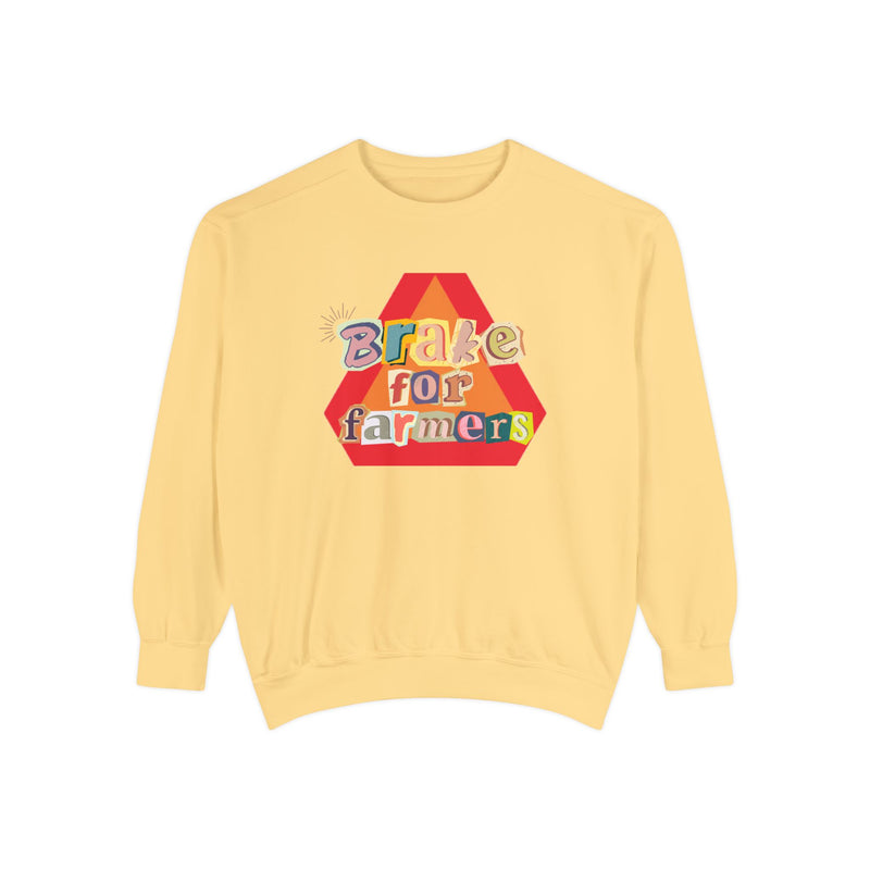 Brake for Farmers Sweatshirt