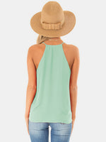 Staying Until Daylight Surplice Tank Top