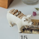 Resin Pig Jewelry Holder