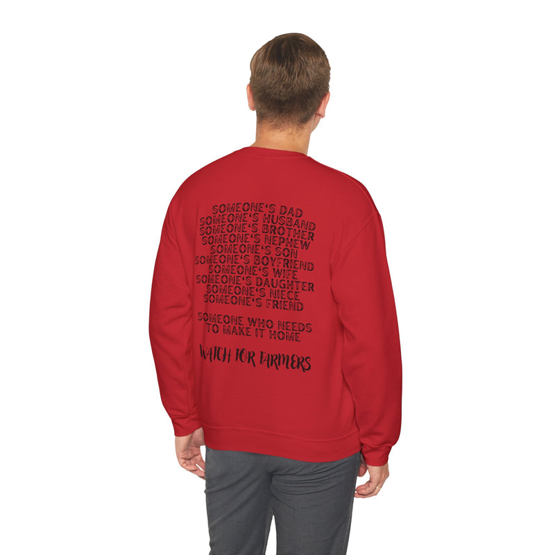 Watch for Farmers Crewneck Sweatshirt