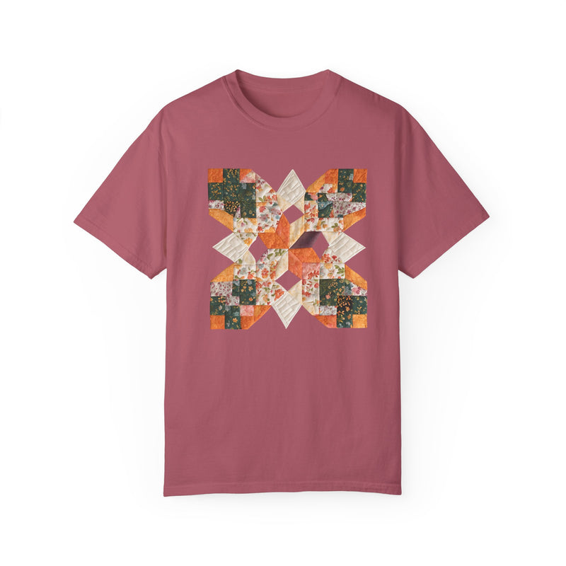 Quilt Block on Comfort Colors Tee