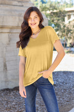 Bamboo V-Neck Pocket Tee