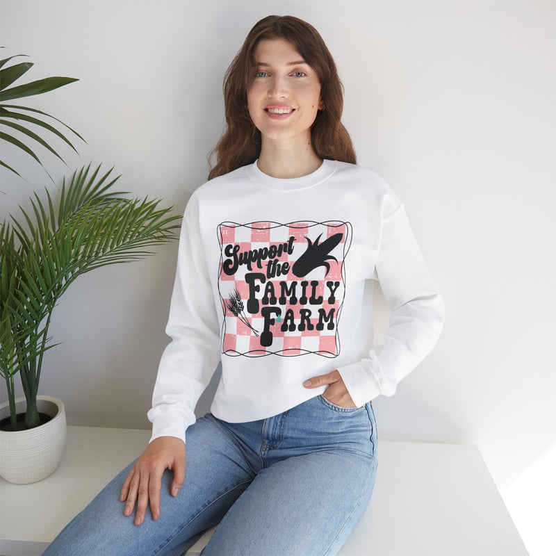 Support the Family Farm Crewneck Sweatshirt DAILY DEAL