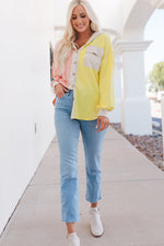 Bright Day Button Down Hoodie