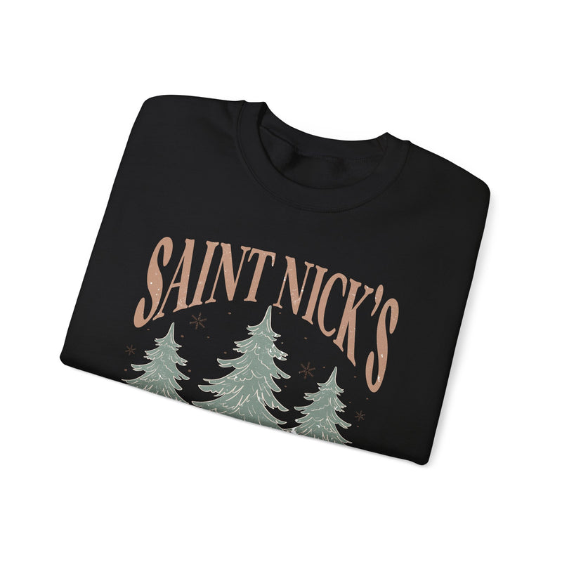 Saint Nicks Christmas Tree Farm Crewneck Sweatshirt