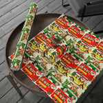 Vintage Santas Travels Wrapping Paper 30"x72"