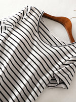 Cassie Striped Tee Dress