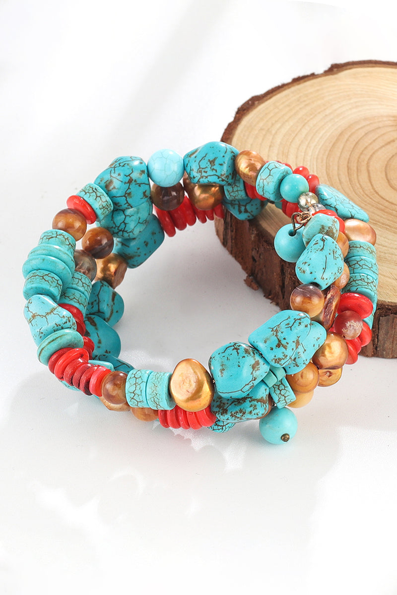 Layered Turquoise Bracelet