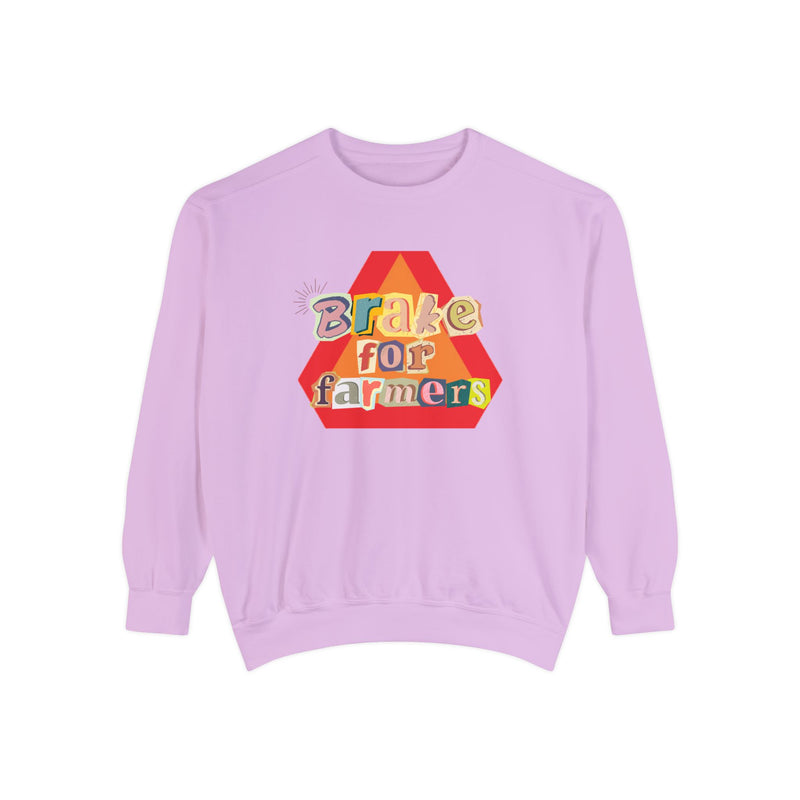 Brake for Farmers Sweatshirt