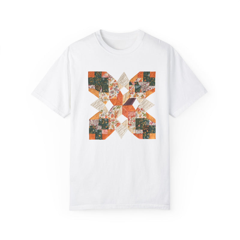 Quilt Block on Comfort Colors Tee