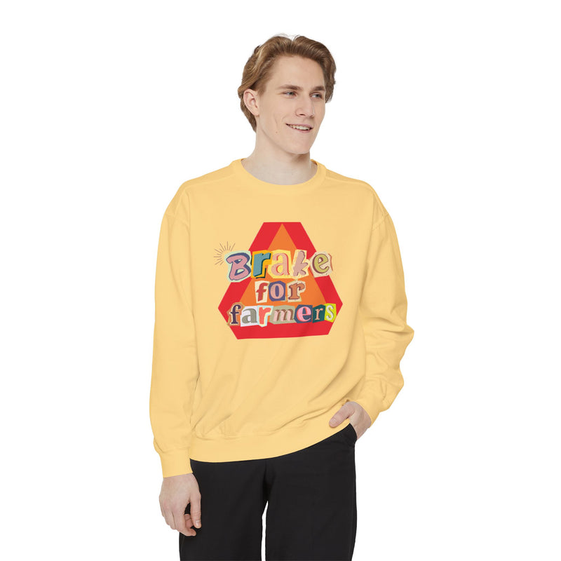 Brake for Farmers Sweatshirt