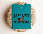 Long Live Family Farms Patch Tee