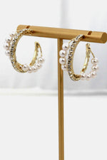 Gally Pearl Hoop Earrings