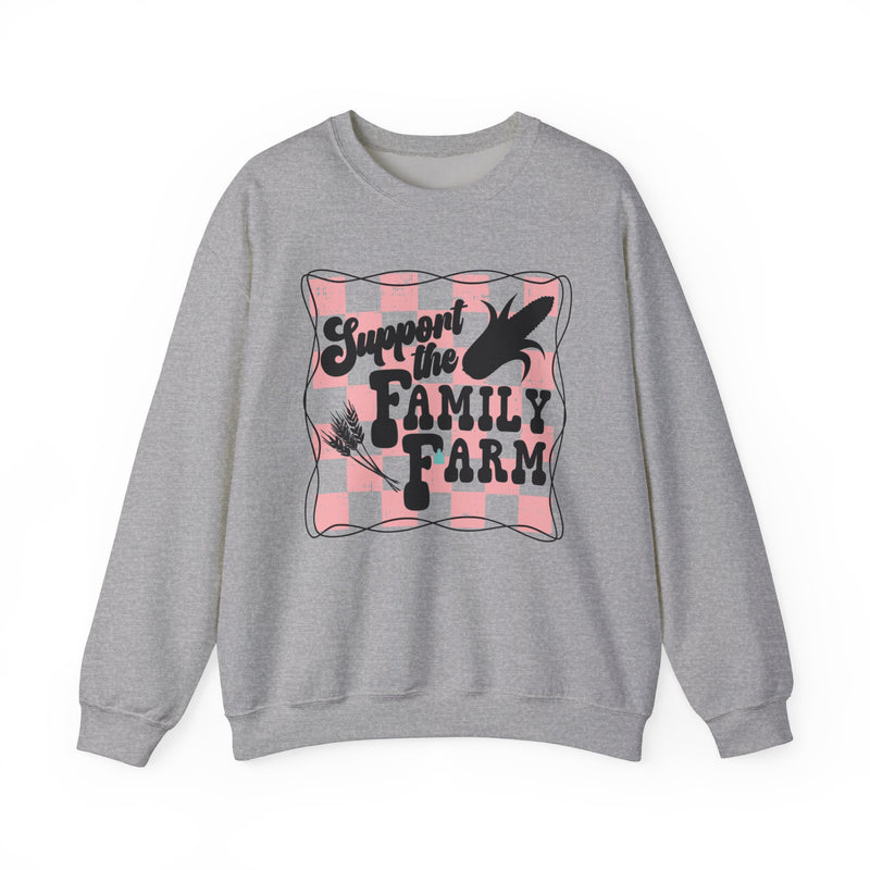 Support the Family Farm Crewneck Sweatshirt DAILY DEAL