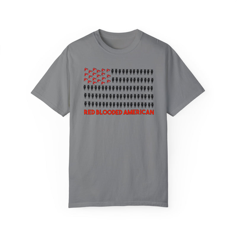 Red Blooded American Tee