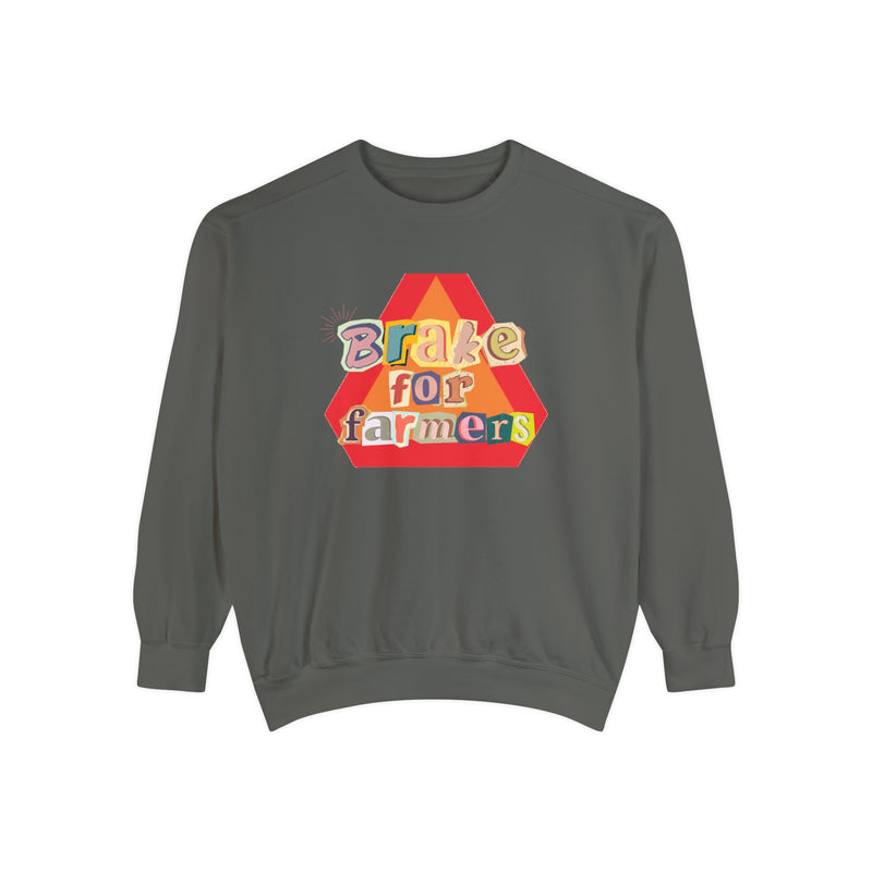 Brake for Farmers Sweatshirt