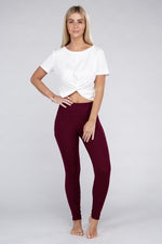 Active Leggings Featuring Concealed Pockets