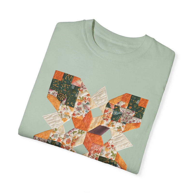 Quilt Block on Comfort Colors Tee