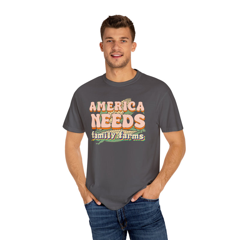 America Needs Family Farms Tee