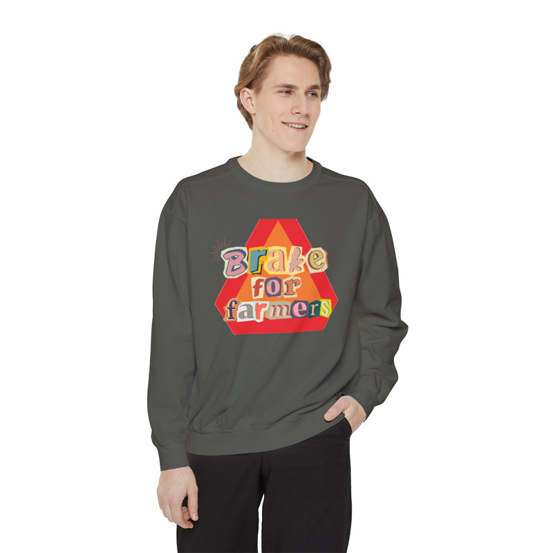 Brake for Farmers Sweatshirt