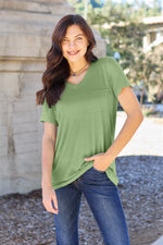 Bamboo V-Neck Pocket Tee