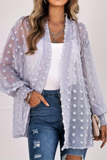 Swiss Dot Kimono Cardigan