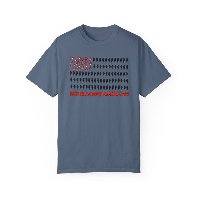 Red Blooded American Tee