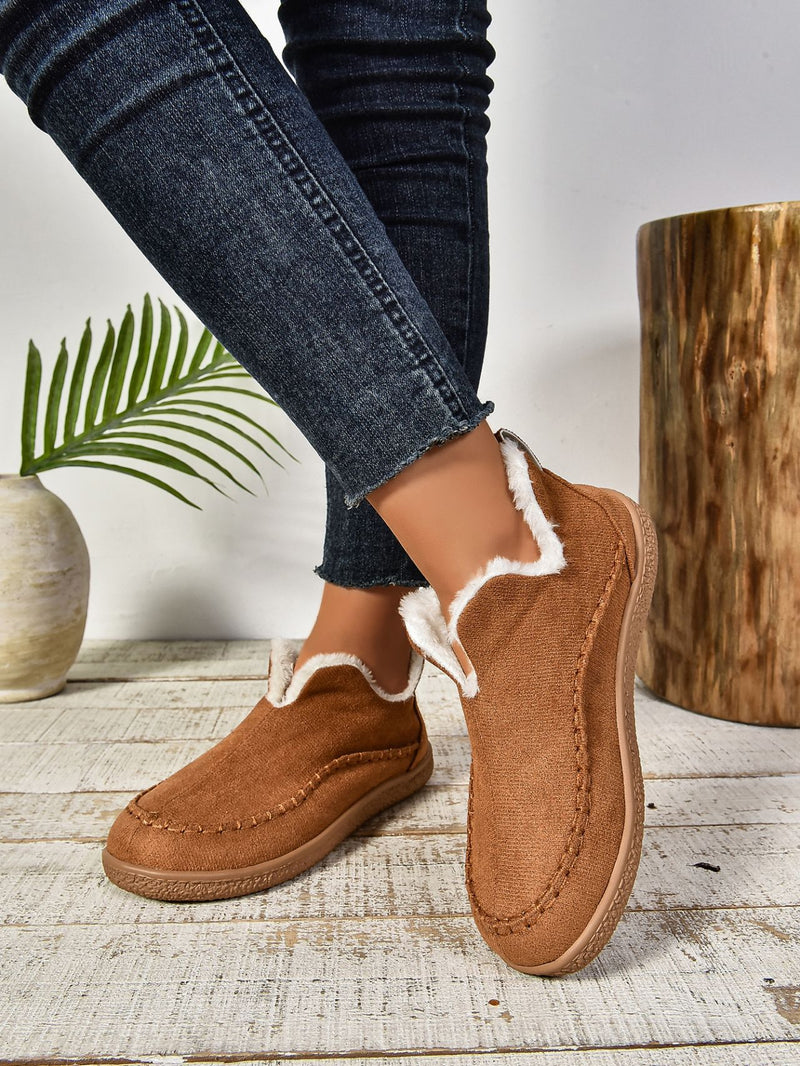 Warm and Toasty Lined Slip On Sneakers