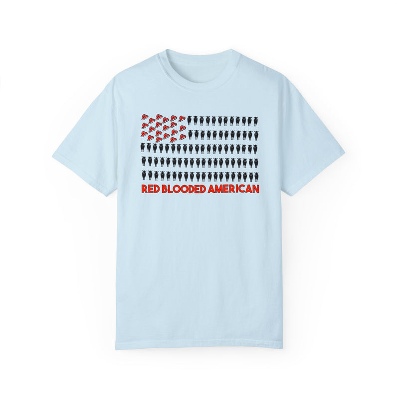 Red Blooded American Tee