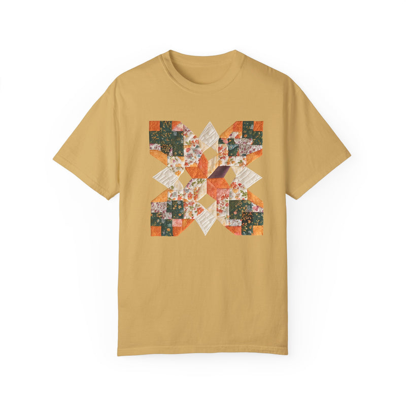 Quilt Block on Comfort Colors Tee