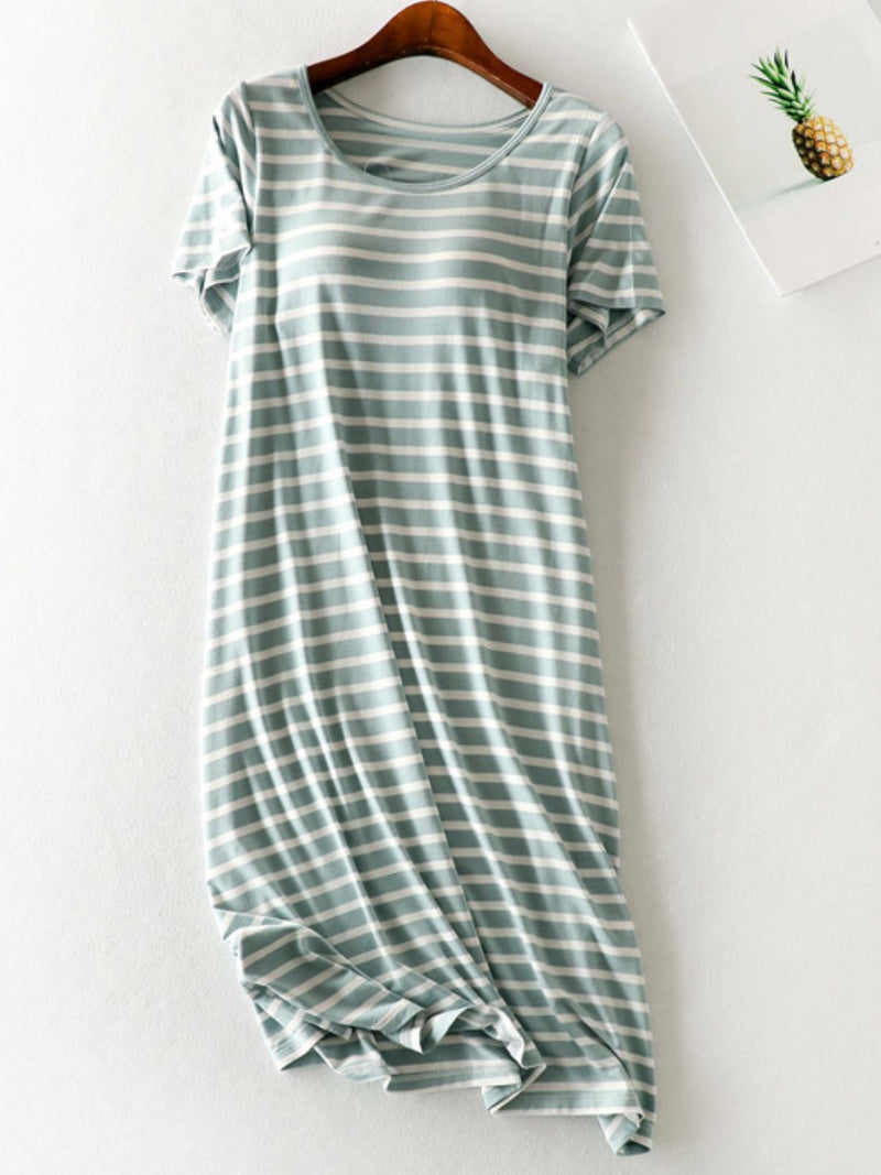 Cassie Striped Tee Dress