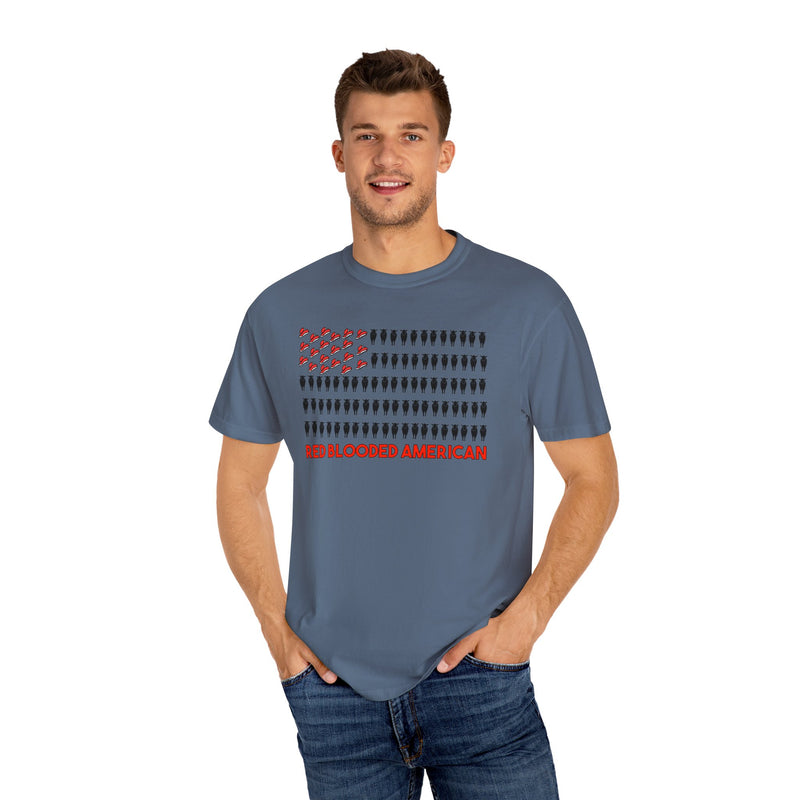 Red Blooded American Tee