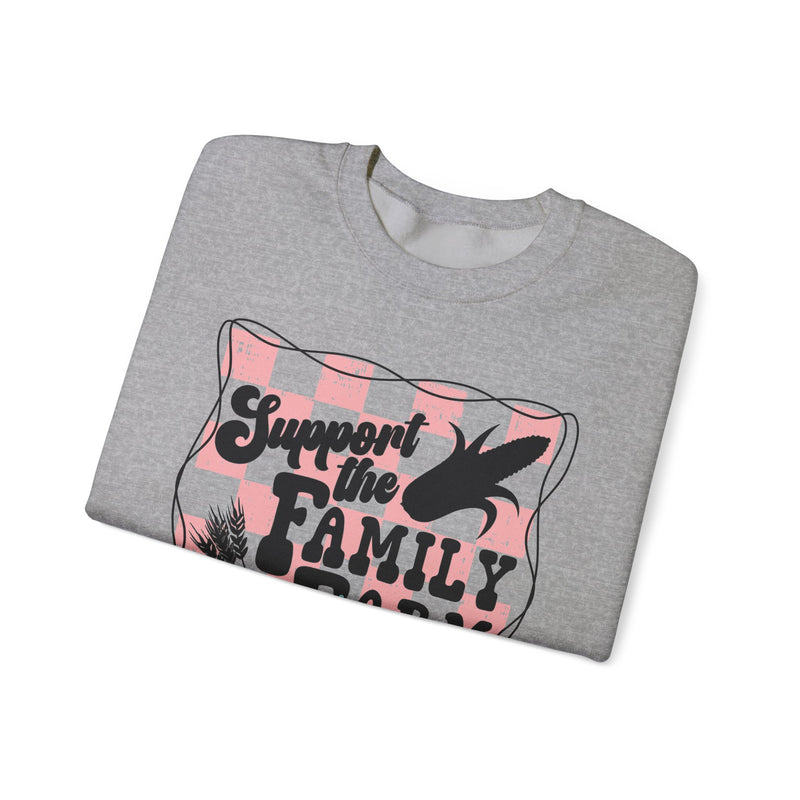 Support the Family Farm Crewneck Sweatshirt DAILY DEAL