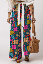 Fun in the Florals High Waist Wide Leg Pants