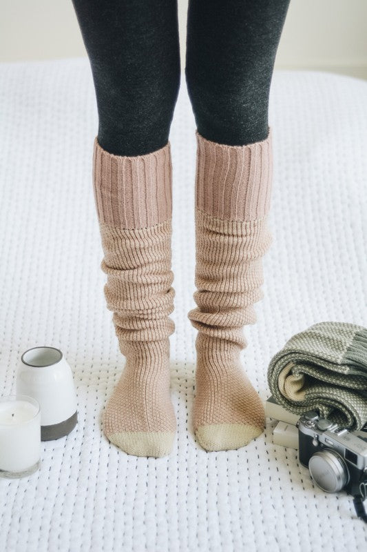 Toasty Knitted Lounge Socks