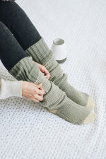 Toasty Knitted Lounge Socks