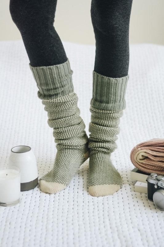 Toasty Knitted Lounge Socks