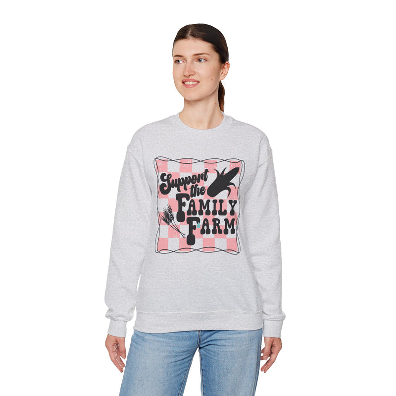 Support the Family Farm Crewneck Sweatshirt DAILY DEAL