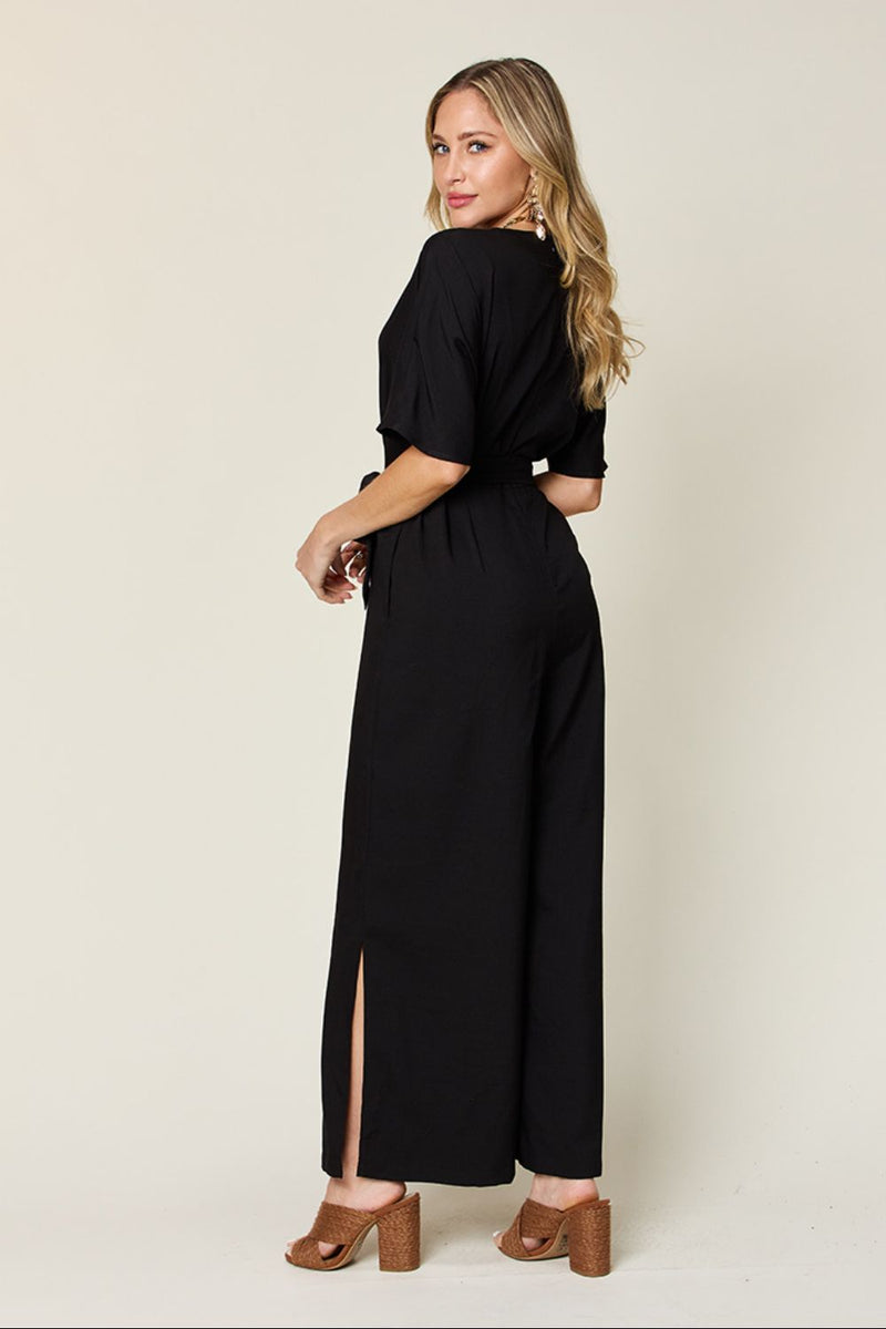 Into the Night Black Jumpsuit