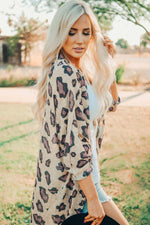 Looking for Leopard Half Sleeve Cardigan