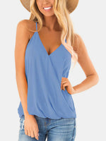 Staying Until Daylight Surplice Tank Top