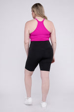 Plus Athletic High Rise Biker Shorts