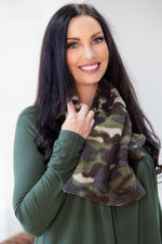 Cuddly Camo Scarf