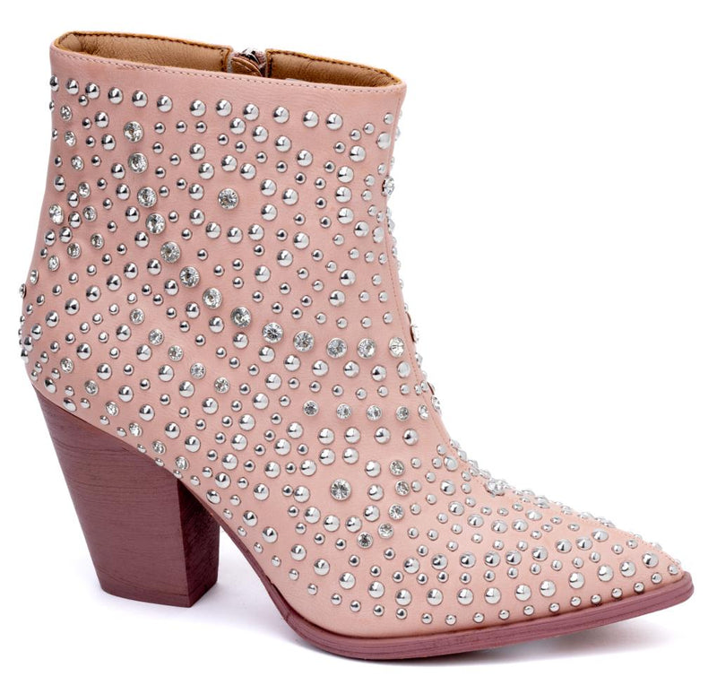 Line Dance Booties in Blush