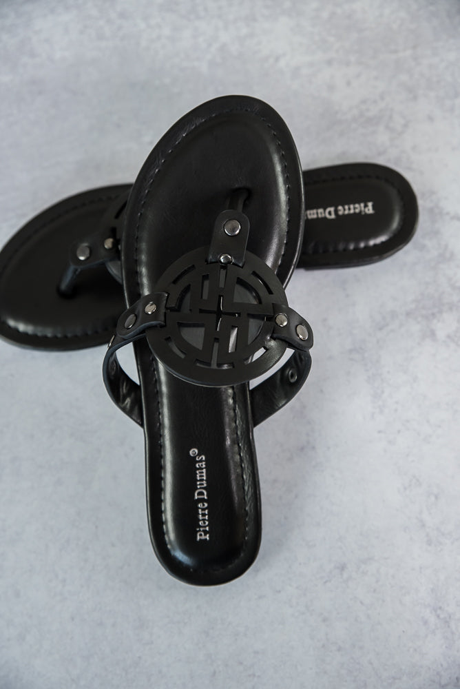 Storm Sandal in Black