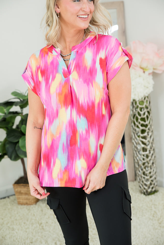 Magnificent Short Sleeve Lizzy Top