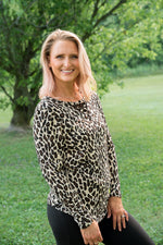 Leopard and Lace Top